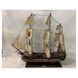 Vintage 3 masted ship model "Spanish Vessel"
