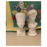 Sm Egyptian & Roman busts