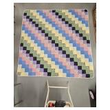 Large Hand-Stitched Quilt