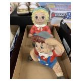 Vintage Raggedy Andy Statues