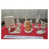 7 Dept 56 Snow Babies & Bunnies