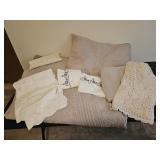 Bedding, linens, & hamper