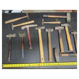 13 Assorted Hammers