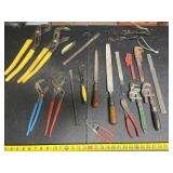 Many Hand Tools (files, Channel Locks, & More)