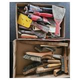 Flats Of Scrapers & Wire Brushes