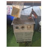 6/12 volt battery charger cart