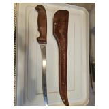 Case XX BR-9F 9" Fillet knife & sheath