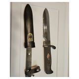 German  Bundesrepublik knife & sheath