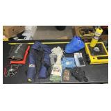 Tons of camping supplies (grill, ponchos, ï¿½