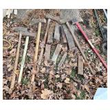 Sledgehammers, maul, wedges, axe- 14 pieces