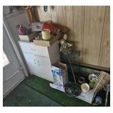Outdoor decor & cabinet