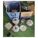 Cookware,  Including Revereware Stock Pot