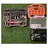 Punch & chisel set, cutting kit, screwdriver bit