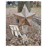 Large star & wind chimes