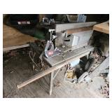 Vintage Table saw on cart