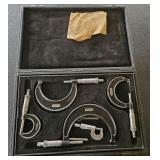 Starrett micrometer set