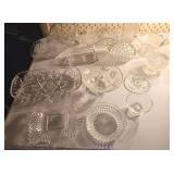 Crystal glassware,  includes Fostoria Century