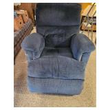 Blue rocker/ recliner,  fair condition