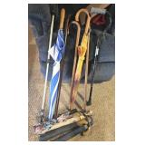 Umbrellas & canes, 11 items