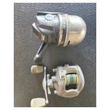 2 Daiwa fishing reels,  model G120 & Infiite
