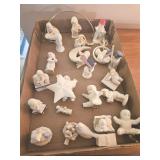 Small snow babies & other bisque figurines