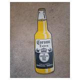 Metal Corona Extra sign, approximately 20" tall