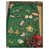 Christmas costume jewelry