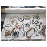 22 Assorted Costume Jewelry Necklaces