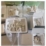 5 Department 56 Snow Babies in original boxes
