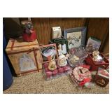 Tote of Christmas decor