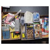 Blades, hardware,  knife sharpener,  etc