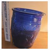 Cobalt Planters Peanuts jar