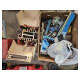 Paint supplies,  brushes, miscellaneous