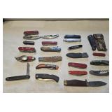 22 pocket knives,  inc 2 Gerber