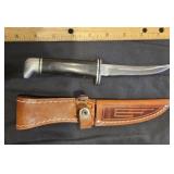 Buck knife & sheath #118