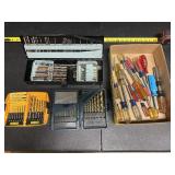 Drill bits & screw drivers (Dewalt & craftsman)