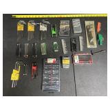 Hex wrenches & many types of bits