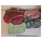 4 Vera Bradley handbags