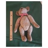 Vintage jointed mohair teddy bear