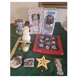 Christmas Blown Glass Ornaments, Music Box,decor