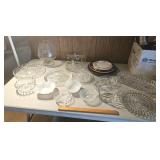 Glass & ceramic Serving items, 20+ pieces