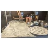 Vintage Aluminumware, Crystal Glassware, Etc
