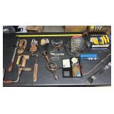 Knee pads, caliper, screwdrivers, and lots more!