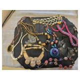 Costume jewelry,  10 necklaces