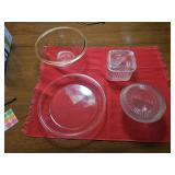 Vintage refrigerator dishes & bakeware