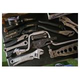 Assorted hand tools, some Craftsman