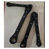 4 Snap-on Double Box End Ratchet Wrenches