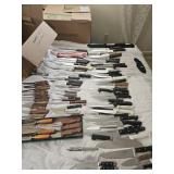 Huge lot of kitchen knives