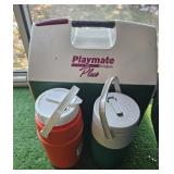 Playmate Plus cooler & 2 thermostat bottles