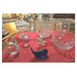 4 glass animals, inc Fenton bear, & crystal